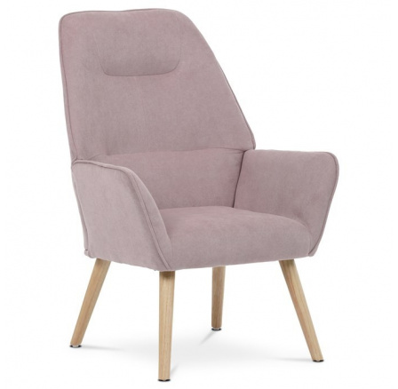 Křeslo, růžová látka, AK-312 PINK2