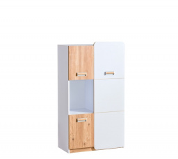 Systém "LORENTO" L5 (Regál 3D) - Barva: dub nash