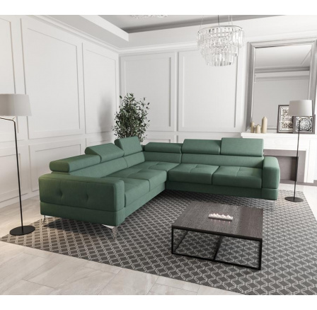 Rohová sedací souprava TOSCANIA MAX 250×250 - levá, olivová Rohová sedací souprava TOSCANIA MAX 250×250 - levá, olivová
