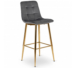 Barová židle ARIEL Šedý Sametový