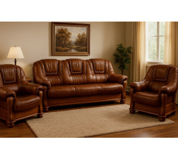 Kožená sedací souprava Royal 3+1+1  DTS50/D9