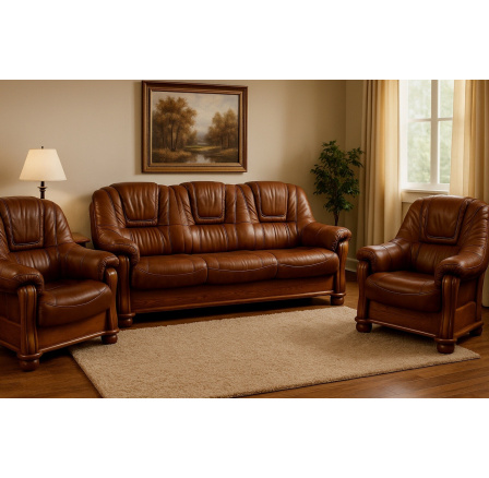 Kožená sedací souprava Royal 3+1+1 DTS50/D9 Kožená sedací souprava Royal 3+1+1 DTS50/D9