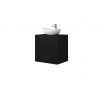 Závěsná skříňka pod umyvadlo Nicole 60 cm - černý mat