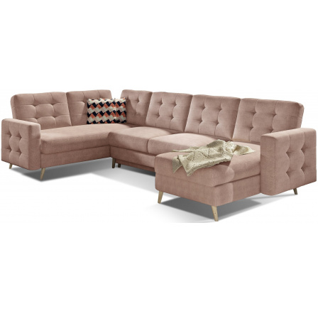 Sedací souprava ve tvaru U ASGARD, Omega 91 / Zigzag 60 univerzální