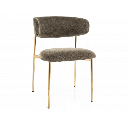 Jídelní židle ELTON RAVEN, Olivová 78/Zlatá