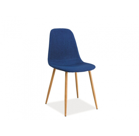 Jídelní židle FOX modrá (granát)