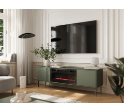 Tv komoda TRESSE 180 EF, zelená 