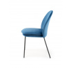 Jídelní židle K443, modrý Velvet