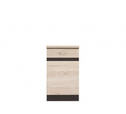 Kuchyňská dolní skříňka Junona Line, spodní skříňka D1D/50/82L wenge/dub sonoma