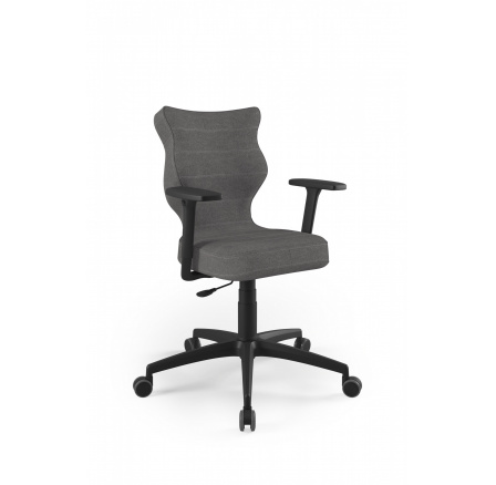 Křeslo kancelářské otočné  PERTO , černá Castel 33 velikost 6