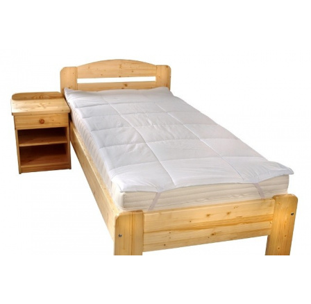 Matracový chránič Luxus plus prošitý s výplní dutého vlákna 100x200
