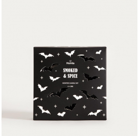 Sada vonných svíček GHOST TOWN Smoked & Spice 4ks*20g 747878