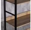 Regál, mdf, hnědá, GD-313 OAK