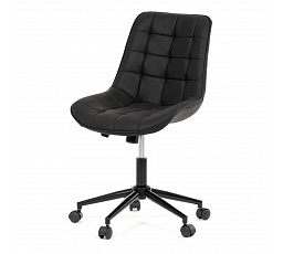 Pracovní židle, výškově nastavitelná, černá látka, KA-V3120 BK3