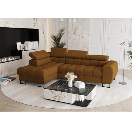 Rohová sedací souprava ASPEN MINI 260x170 cm - levá, oranžová Rohová sedací souprava ASPEN MINI 260x170 cm - levá, oranžová