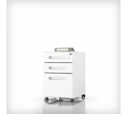 Kontejner pod stůl KATE 390 x 600 x 500 mm, bílý