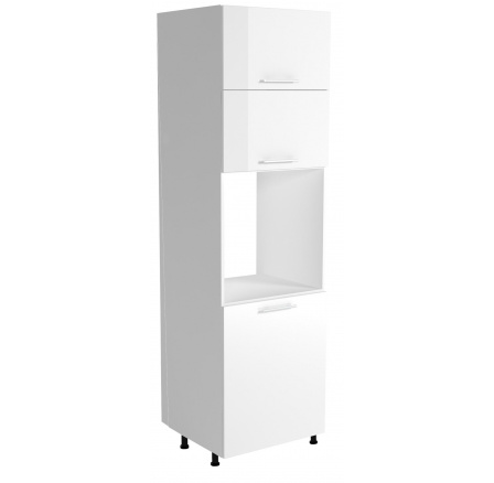 Kuchyňská skříň VENTO DP-60/214, Bílá/Bílý Lesk Kuchyňská skříň VENTO DP-60/214, Bílá/Bílý Lesk