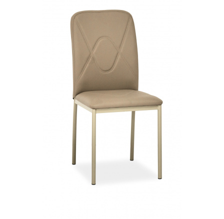 H-623 (H623CB) jídelní židle -  tm.bež./eko kůže tmavě béžová  kolekce (S)- (K150-Z)