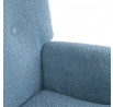 Křeslo MOSS TEDDY BOUCLE modré 70x95 cm