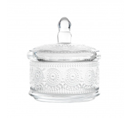Skleněná nádoba BARREL s víkem 13 x 9.5 888460