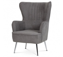 Křeslo, šedá látka, AK-317 GREY2