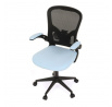 Kancelářská židle, houpací mechanismus, modrá, KA-V317 BLUE