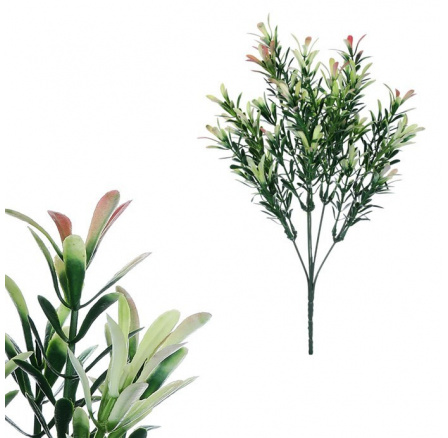 Buxus - umělý trs, barva zelená, svazek 6 ks, cena za 1 ks