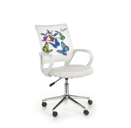 Dětská židle IBIS Butterfly/ bílá