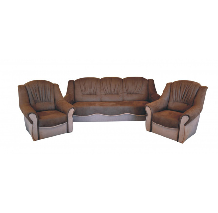 Sedací souprava Bára D 3+1+1 hnědá Sedací souprava Bára D 3+1+1 hnědá