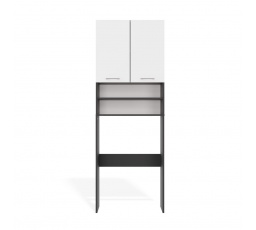 Skříňka nad pračku Pema antracit/bílá