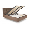 Postel MODULO W1 160 - Čelo postele, Béžový Monolith 09