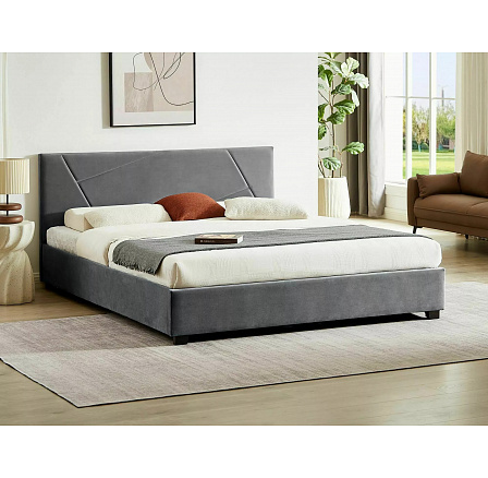 Postel s úložným prostorem COLUMBIA VELVET,160x200 cm, Šedý aksamit 192 Postel s úložným prostorem COLUMBIA VELVET,160x200 cm, Šedý aksamit 192