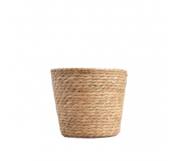 Držák na květináč LUMBO pletený přírodní 23x19 cm 735936