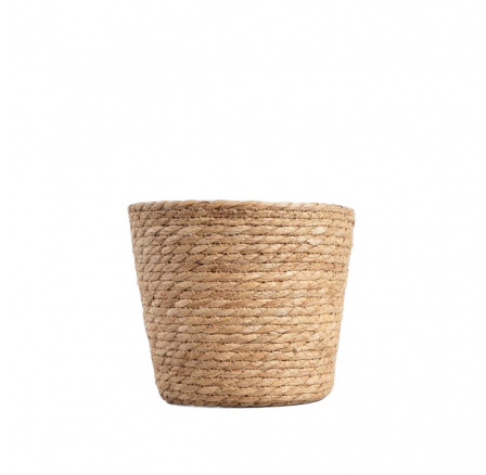 Držák na květináč LUMBO pletený přírodní 23x19 cm 735936