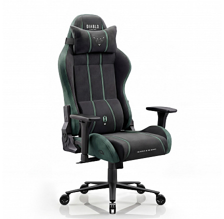 DIABLO CHAIRS X-ONE 2.0 >king < křeslo FOREST GREEN| Herní židle | látková herní židle DIABLO CHAIRS X-ONE 2.0 >king < křeslo FOREST GREEN| Herní židle | látková herní židle