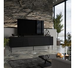 TV komoda ABI 200 4D, černá