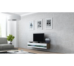 TV komoda VIGO NEW 140, latte / bílý lesk