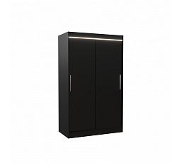 Posuvná skříň s LED osvětlením COLLIN 120 Černá