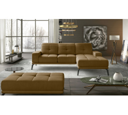 Narożnik Torrense + Puf Monolith 48 140x215 Levý