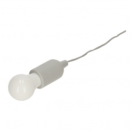 Závěsná lampa žárovka šedá
