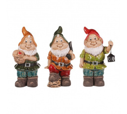 Trpaslík - keramika, mix 3 druhů, cena za 1 ks