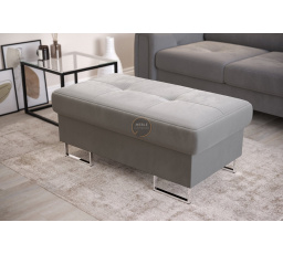 Taburet s úložným prostorem 100x55 cm GALAXY - šedá