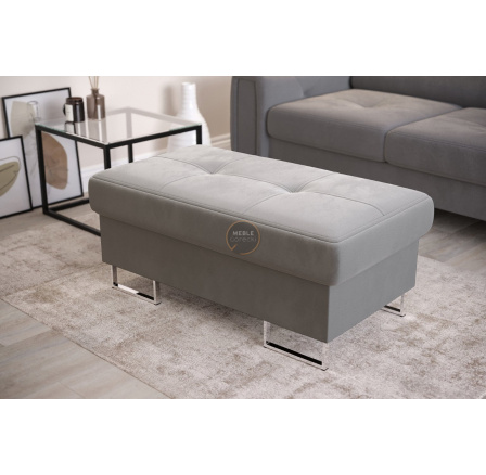 Taburet s úložným prostorem 100x55 cm GALAXY - šedá Taburet s úložným prostorem 100x55 cm GALAXY - šedá