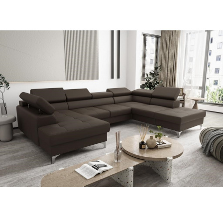 Rohová sedací souprava TOSCANIA MAX II 170x350x220 přírodní kůže - pravá, přírodní kůže - volitelná barva