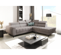 Rohová sedací souprava PORTO 225X255 cm - šedá , pravá