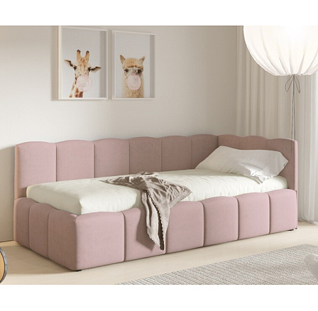 Postel TUNIS 200 x 90, nízký bok, Kronos 27, Pravá Postel TUNIS 200 x 90, nízký bok, Kronos 27, Pravá