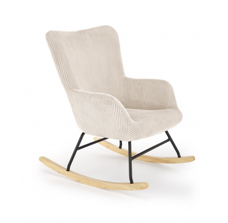 Houpací křeslo BELMIRO, Krémová