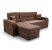 Rohová sedací souprava MARAJO - Levá, (MISOL) látka HNĚDÁ Yuma 38  (IZ) (K250-Z)