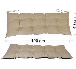 Podsedák 120x40 světle béžový melír