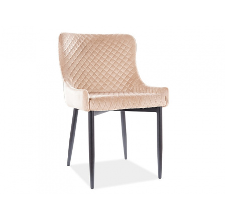 Jídelní židle COLIN B, béžový Velvet Bluvel 28 Jídelní židle COLIN B, béžový Velvet Bluvel 28